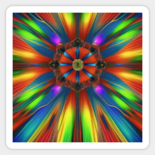 outstanding abstract and symmetric design Sticker